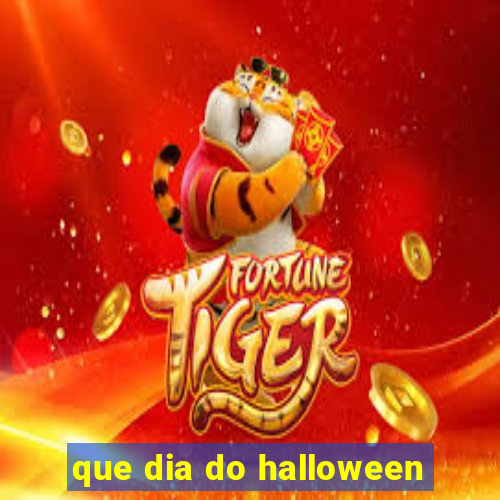 que dia do halloween